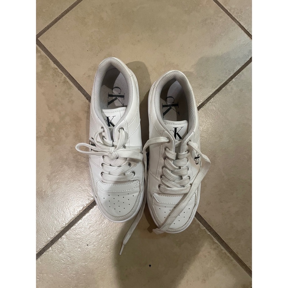 Anne Klein KCALONDRA White Low Top Fashion Sneakers Womens Size 8M 0423